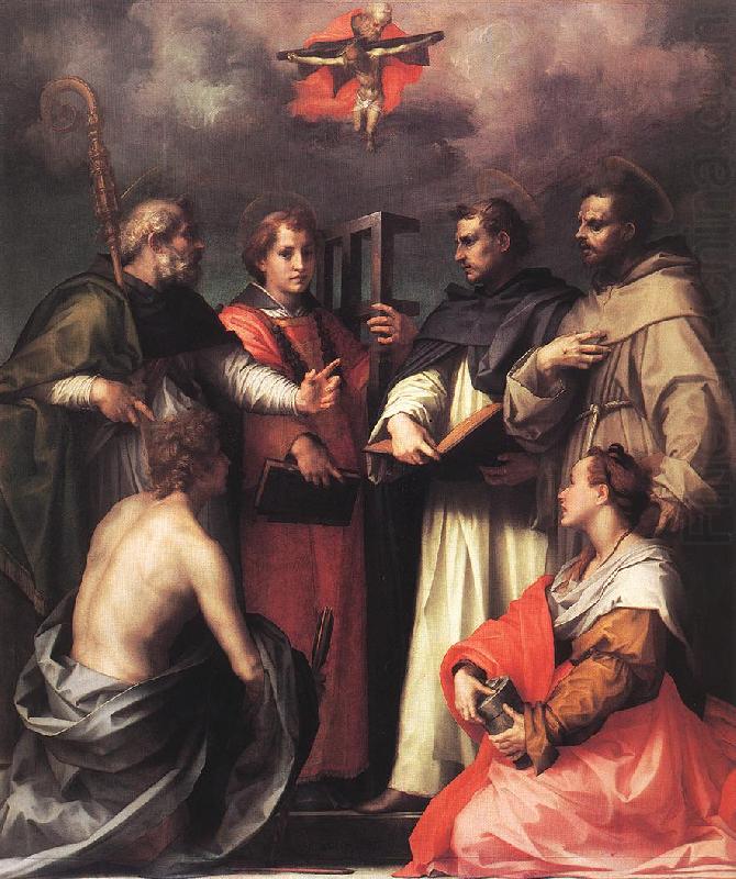 Disputation over the Trinity, Andrea del Sarto